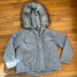 American Eagle Gray Parka